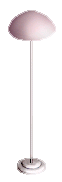 Click to Download - Misty Rose Living Room - Floor Lamp